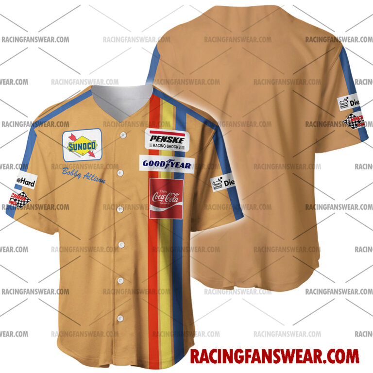 IndyCar store - Loyal fans of Bobby Allison's Men's Baseball Jersey,Women's Baseball Jersey,Kid's Baseball Jersey,Men's Hockey Jerseys,WoMen's Hockey Jerseys,Youth's Hockey Jerseys:Vintage indycar racing suit,uniform,apparel,shirts,merch,merchandise,jersey,hoodie,jackets,shorts,sweatshirt,outfits,clothes