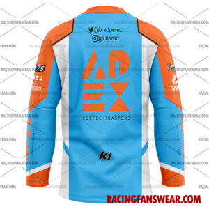 Nascar store - Loyal fans of Brad Perez's Men's Baseball Jersey,Women's Baseball Jersey,Kid's Baseball Jersey,Men's Hockey Jerseys,WoMen's Hockey Jerseys,Youth's Hockey Jerseys:vintage nascar racing suit,uniform,apparel,shirts,merch,merchandise,jersey,hoodie,jackets,shorts,sweatshirt,outfits,clothes