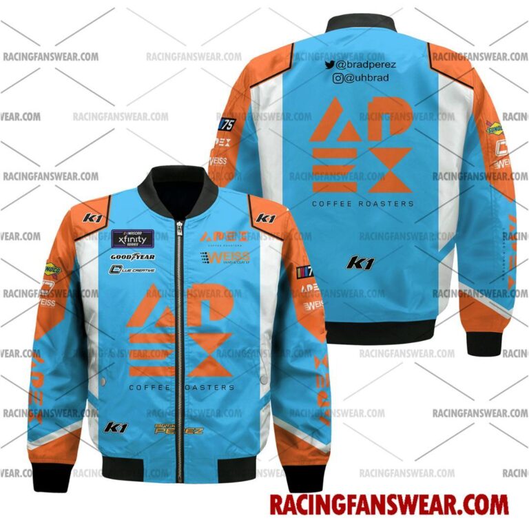 Nascar store - Loyal fans of Brad Perez's Bomber Jacket,Unisex Thick Coat,Unisex Sleeveless Hoodie,Unisex Hooded T-Shirt,Kid Sleeveless Hoodie,Kid Hooded T-Shirts,Kid Thick Coat:vintage nascar racing suit,uniform,apparel,shirts,merch,merchandise,jersey,hoodie,jackets,shorts,sweatshirt,outfits,clothes