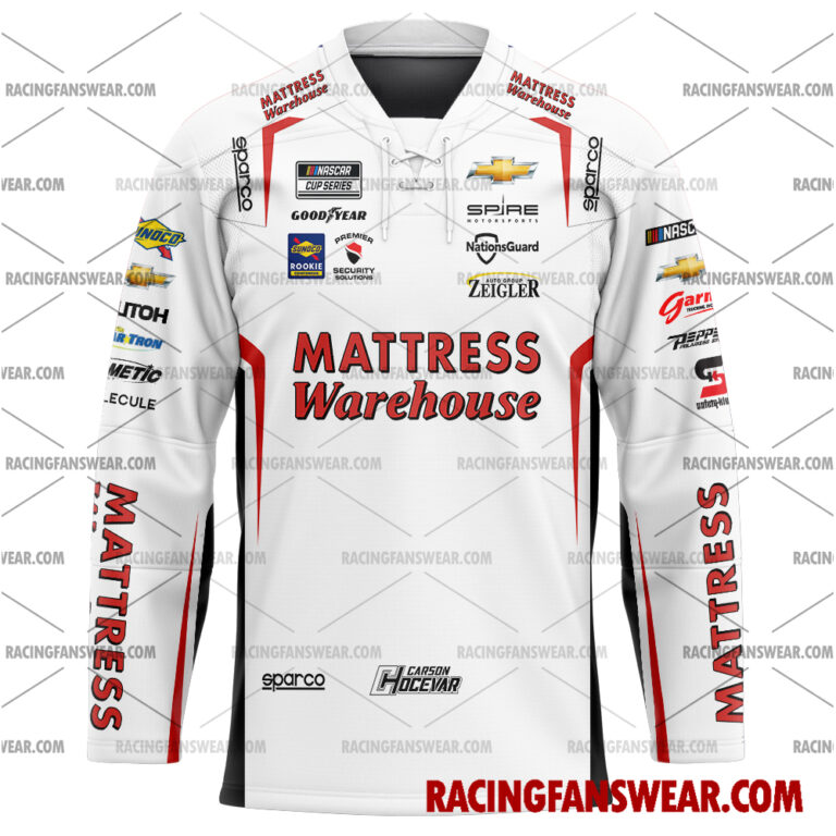Nascar store - Loyal fans of Carson Hocevar's Men's Baseball Jersey,Women's Baseball Jersey,Kid's Baseball Jersey,Men's Hockey Jerseys,WoMen's Hockey Jerseys,Youth's Hockey Jerseys:vintage nascar racing suit,uniform,apparel,shirts,merch,merchandise,jersey,hoodie,jackets,shorts,sweatshirt,outfits,clothes