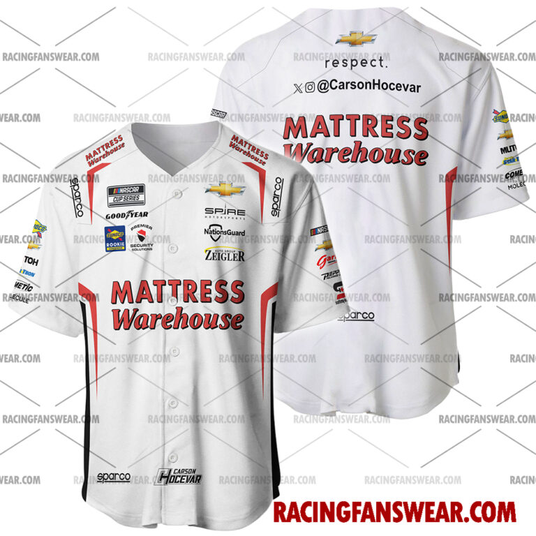 Nascar store - Loyal fans of Carson Hocevar's Men's Baseball Jersey,Women's Baseball Jersey,Kid's Baseball Jersey,Men's Hockey Jerseys,WoMen's Hockey Jerseys,Youth's Hockey Jerseys:vintage nascar racing suit,uniform,apparel,shirts,merch,merchandise,jersey,hoodie,jackets,shorts,sweatshirt,outfits,clothes