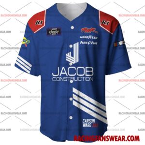 Nascar store - Loyal fans of Carson Ware's Men's Baseball Jersey,Women's Baseball Jersey,Kid's Baseball Jersey,Men's Hockey Jerseys,WoMen's Hockey Jerseys,Youth's Hockey Jerseys:vintage nascar racing suit,uniform,apparel,shirts,merch,merchandise,jersey,hoodie,jackets,shorts,sweatshirt,outfits,clothes