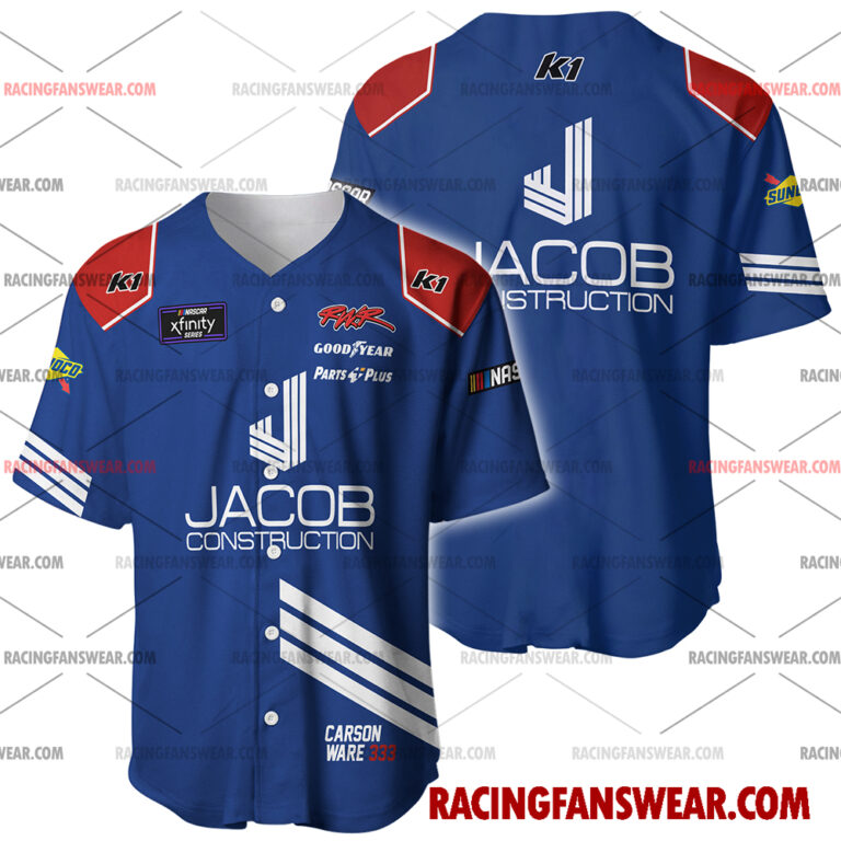 Nascar store - Loyal fans of Carson Ware's Men's Baseball Jersey,Women's Baseball Jersey,Kid's Baseball Jersey,Men's Hockey Jerseys,WoMen's Hockey Jerseys,Youth's Hockey Jerseys:vintage nascar racing suit,uniform,apparel,shirts,merch,merchandise,jersey,hoodie,jackets,shorts,sweatshirt,outfits,clothes