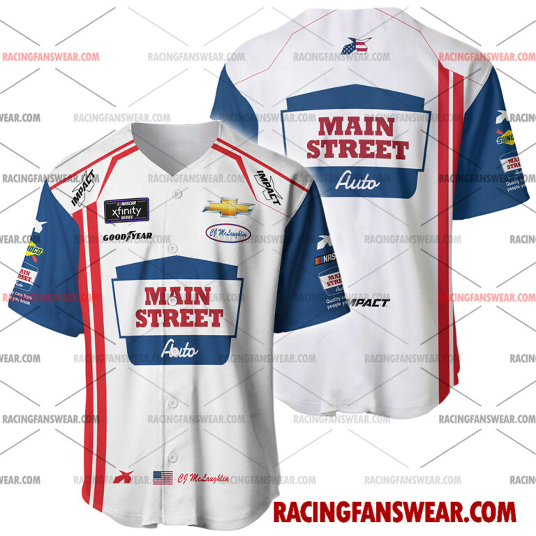 Nascar store - Loyal fans of CJ McLaughlin's Men's Baseball Jersey,Women's Baseball Jersey,Kid's Baseball Jersey,Men's Hockey Jerseys,WoMen's Hockey Jerseys,Youth's Hockey Jerseys:vintage nascar racing suit,uniform,apparel,shirts,merch,merchandise,jersey,hoodie,jackets,shorts,sweatshirt,outfits,clothes