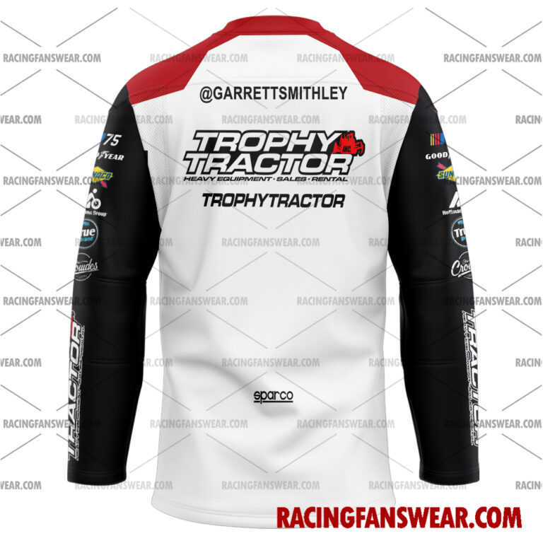 Nascar store - Loyal fans of Garrett Smithley's Men's Baseball Jersey,Women's Baseball Jersey,Kid's Baseball Jersey,Men's Hockey Jerseys,WoMen's Hockey Jerseys,Youth's Hockey Jerseys:vintage nascar racing suit,uniform,apparel,shirts,merch,merchandise,jersey,hoodie,jackets,shorts,sweatshirt,outfits,clothes