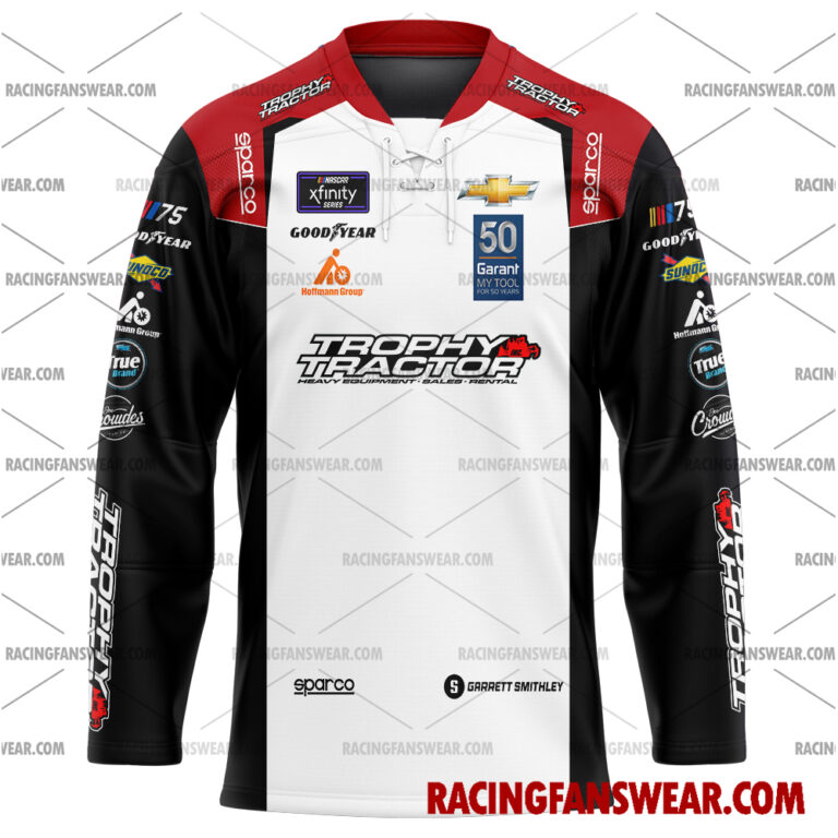 Nascar store - Loyal fans of Garrett Smithley's Men's Baseball Jersey,Women's Baseball Jersey,Kid's Baseball Jersey,Men's Hockey Jerseys,WoMen's Hockey Jerseys,Youth's Hockey Jerseys:vintage nascar racing suit,uniform,apparel,shirts,merch,merchandise,jersey,hoodie,jackets,shorts,sweatshirt,outfits,clothes