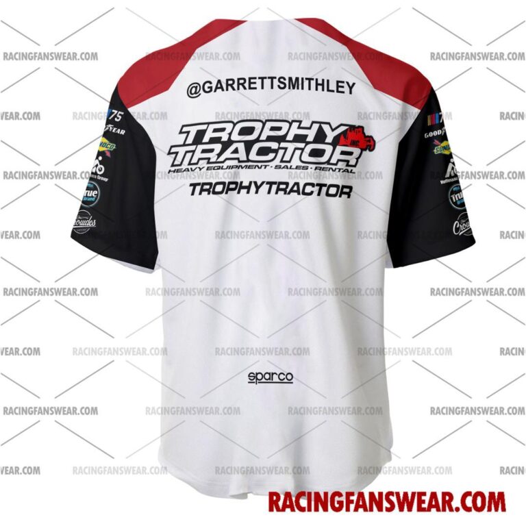 Nascar store - Loyal fans of Garrett Smithley's Men's Baseball Jersey,Women's Baseball Jersey,Kid's Baseball Jersey,Men's Hockey Jerseys,WoMen's Hockey Jerseys,Youth's Hockey Jerseys:vintage nascar racing suit,uniform,apparel,shirts,merch,merchandise,jersey,hoodie,jackets,shorts,sweatshirt,outfits,clothes