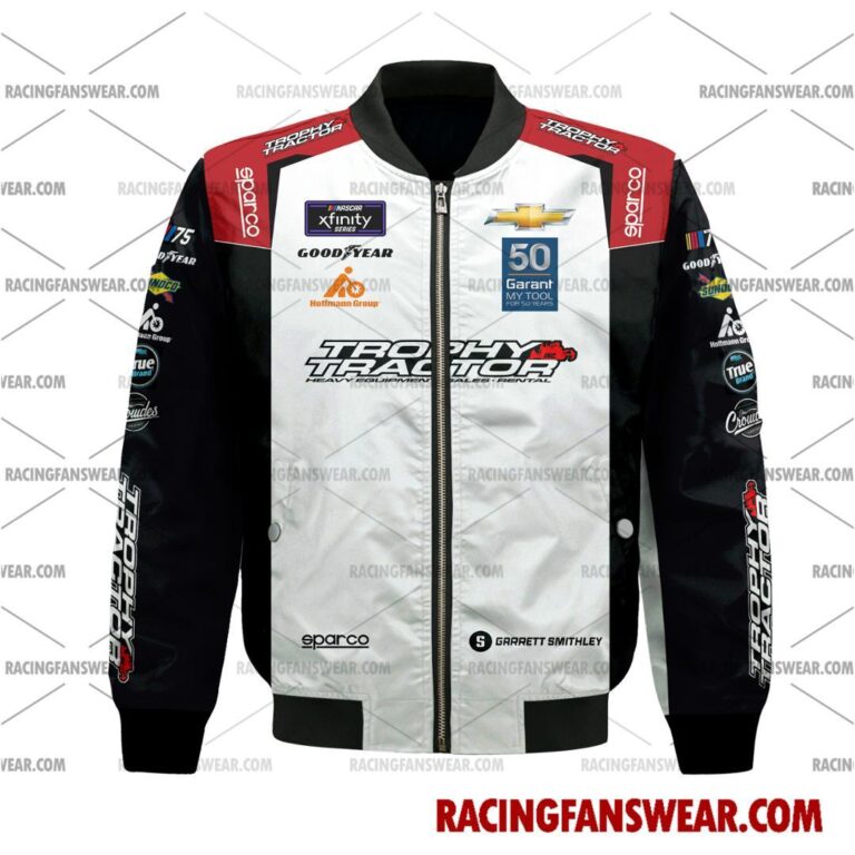 Nascar store - Loyal fans of Garrett Smithley's Bomber Jacket,Unisex Thick Coat,Unisex Sleeveless Hoodie,Unisex Hooded T-Shirt,Kid Sleeveless Hoodie,Kid Hooded T-Shirts,Kid Thick Coat:vintage nascar racing suit,uniform,apparel,shirts,merch,merchandise,jersey,hoodie,jackets,shorts,sweatshirt,outfits,clothes