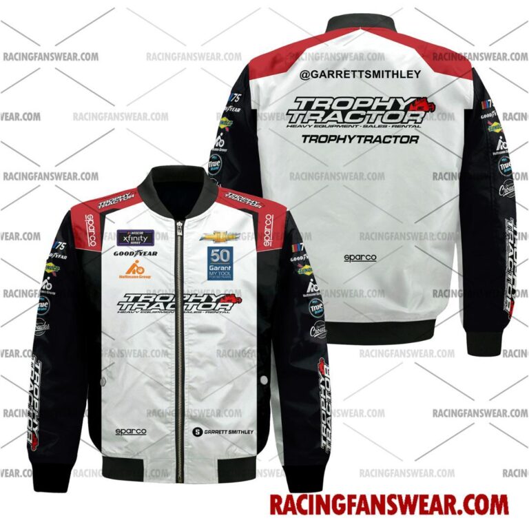 Nascar store - Loyal fans of Garrett Smithley's Bomber Jacket,Unisex Thick Coat,Unisex Sleeveless Hoodie,Unisex Hooded T-Shirt,Kid Sleeveless Hoodie,Kid Hooded T-Shirts,Kid Thick Coat:vintage nascar racing suit,uniform,apparel,shirts,merch,merchandise,jersey,hoodie,jackets,shorts,sweatshirt,outfits,clothes