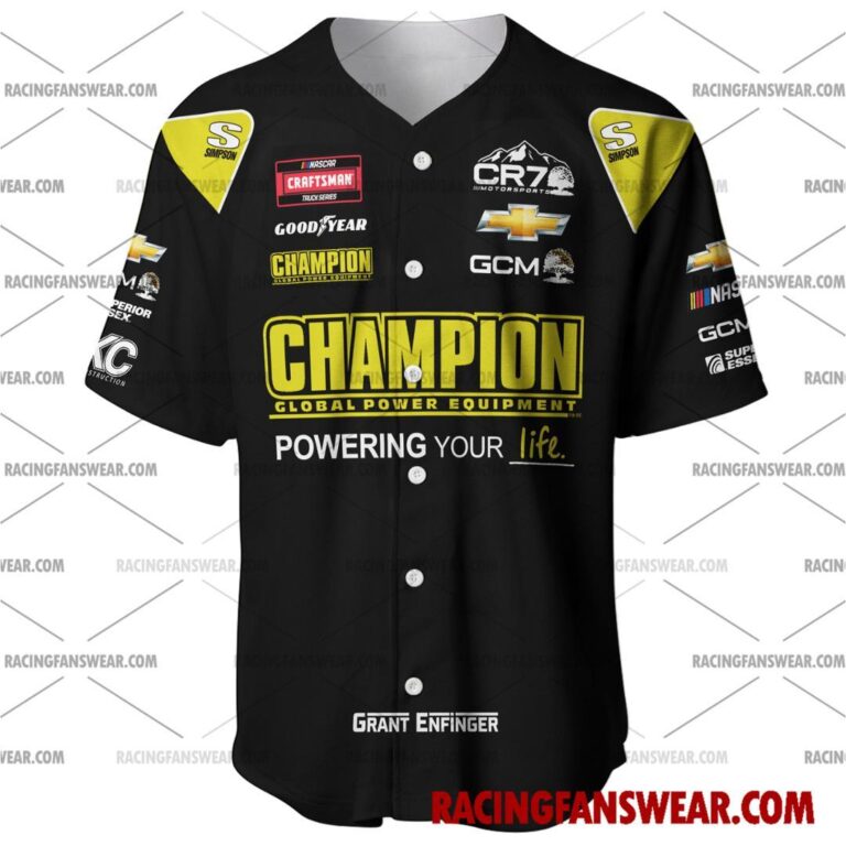 Nascar store - Loyal fans of Grant Enfinger's Men's Baseball Jersey,Women's Baseball Jersey,Kid's Baseball Jersey,Men's Hockey Jerseys,WoMen's Hockey Jerseys,Youth's Hockey Jerseys:vintage nascar racing suit,uniform,apparel,shirts,merch,merchandise,jersey,hoodie,jackets,shorts,sweatshirt,outfits,clothes