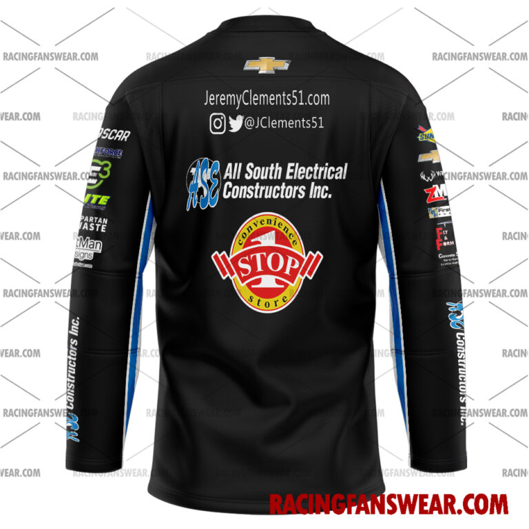 Nascar store - Loyal fans of Jeremy Clements's Men's Baseball Jersey,Women's Baseball Jersey,Kid's Baseball Jersey,Men's Hockey Jerseys,WoMen's Hockey Jerseys,Youth's Hockey Jerseys:vintage nascar racing suit,uniform,apparel,shirts,merch,merchandise,jersey,hoodie,jackets,shorts,sweatshirt,outfits,clothes