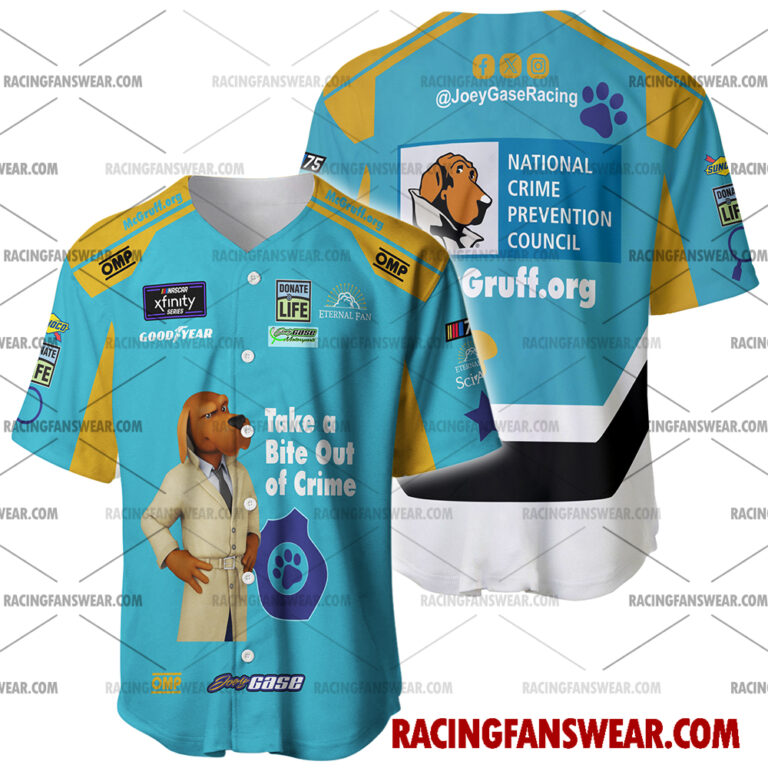 Nascar store - Loyal fans of Joey Gase's Men's Baseball Jersey,Women's Baseball Jersey,Kid's Baseball Jersey,Men's Hockey Jerseys,WoMen's Hockey Jerseys,Youth's Hockey Jerseys:vintage nascar racing suit,uniform,apparel,shirts,merch,merchandise,jersey,hoodie,jackets,shorts,sweatshirt,outfits,clothes