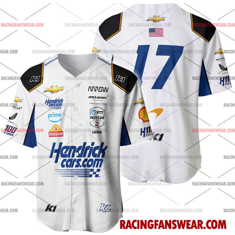 IndyCar store - Loyal fans of Kyle Larson's Men's Baseball Jersey,Women's Baseball Jersey,Kid's Baseball Jersey,Men's Hockey Jerseys,WoMen's Hockey Jerseys,Youth's Hockey Jerseys:Vintage indycar racing suit,uniform,apparel,shirts,merch,merchandise,jersey,hoodie,jackets,shorts,sweatshirt,outfits,clothes
