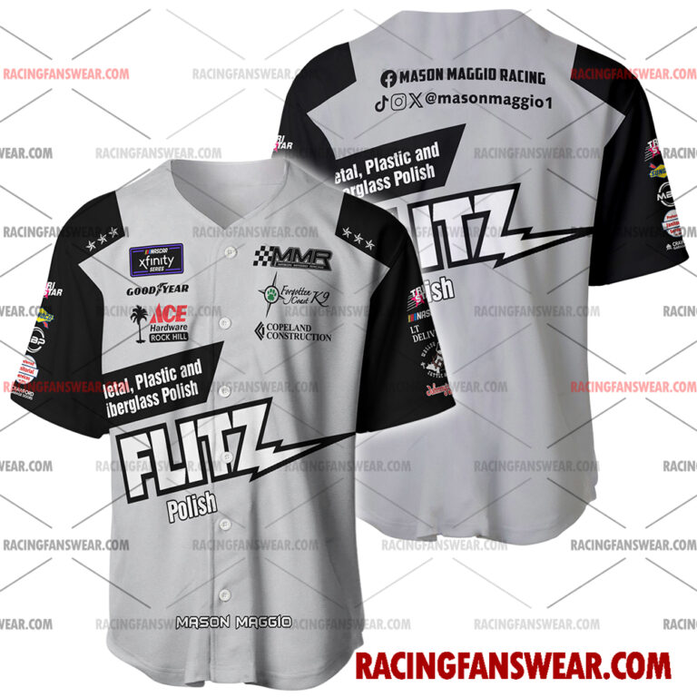 Nascar store - Loyal fans of Mason Maggio's Men's Baseball Jersey,Women's Baseball Jersey,Kid's Baseball Jersey,Men's Hockey Jerseys,WoMen's Hockey Jerseys,Youth's Hockey Jerseys:vintage nascar racing suit,uniform,apparel,shirts,merch,merchandise,jersey,hoodie,jackets,shorts,sweatshirt,outfits,clothes