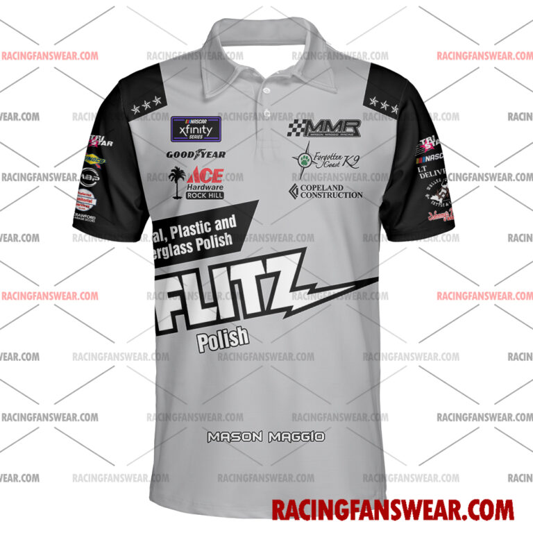 Nascar store - Loyal fans of Mason Maggio's Unisex Hawaiian Shirt,Unisex Polo Shirt,Kid Hawaiian Shirt,Kid Polo Shirt:vintage nascar racing suit,uniform,apparel,shirts,merch,merchandise,jersey,hoodie,jackets,shorts,sweatshirt,outfits,clothes