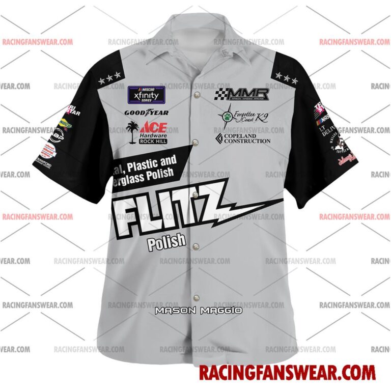 Nascar store - Loyal fans of Mason Maggio's Unisex Hawaiian Shirt,Unisex Polo Shirt,Kid Hawaiian Shirt,Kid Polo Shirt:vintage nascar racing suit,uniform,apparel,shirts,merch,merchandise,jersey,hoodie,jackets,shorts,sweatshirt,outfits,clothes