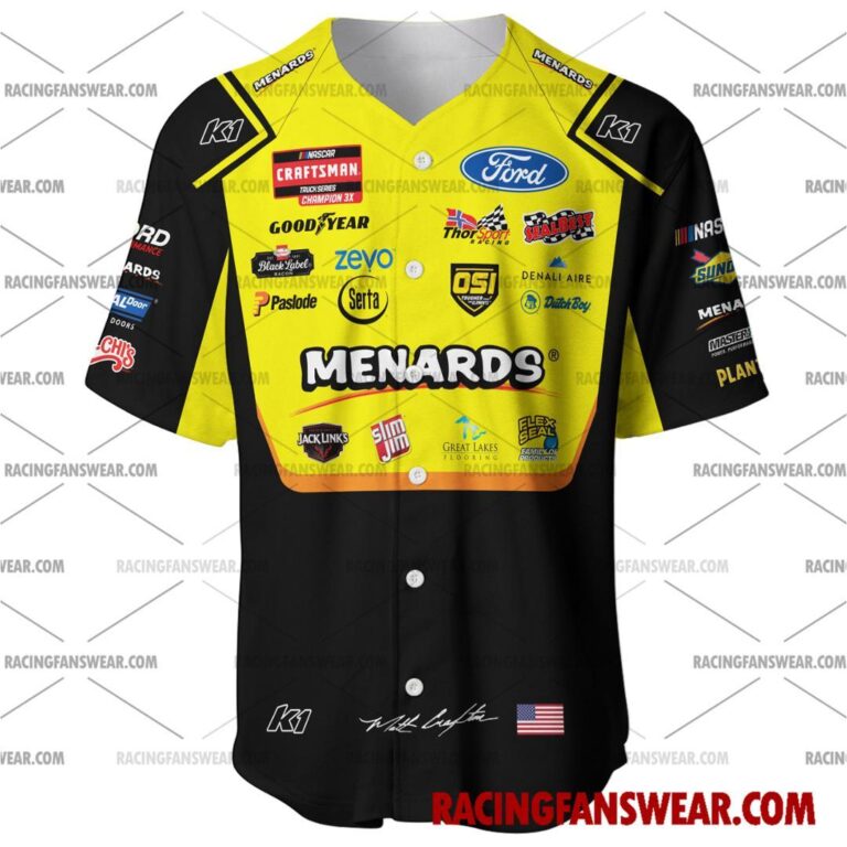 Nascar store - Loyal fans of Matt Crafton's Men's Baseball Jersey,Women's Baseball Jersey,Kid's Baseball Jersey,Men's Hockey Jerseys,WoMen's Hockey Jerseys,Youth's Hockey Jerseys:vintage nascar racing suit,uniform,apparel,shirts,merch,merchandise,jersey,hoodie,jackets,shorts,sweatshirt,outfits,clothes