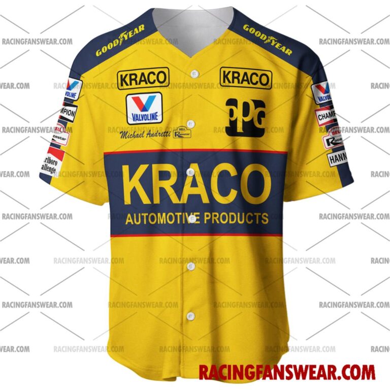 IndyCar store - Loyal fans of Michael Andretti's Men's Baseball Jersey,Women's Baseball Jersey,Kid's Baseball Jersey,Men's Hockey Jerseys,WoMen's Hockey Jerseys,Youth's Hockey Jerseys:Vintage indycar racing suit,uniform,apparel,shirts,merch,merchandise,jersey,hoodie,jackets,shorts,sweatshirt,outfits,clothes