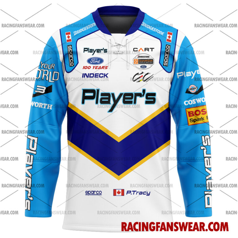 IndyCar store - Loyal fans of Paul Tracy's Men's Baseball Jersey,Women's Baseball Jersey,Kid's Baseball Jersey,Men's Hockey Jerseys,WoMen's Hockey Jerseys,Youth's Hockey Jerseys:Vintage indycar racing suit,uniform,apparel,shirts,merch,merchandise,jersey,hoodie,jackets,shorts,sweatshirt,outfits,clothes