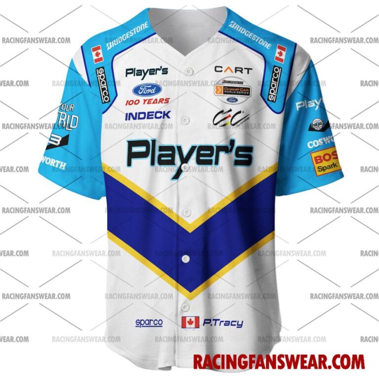 IndyCar store - Loyal fans of Paul Tracy's Men's Baseball Jersey,Women's Baseball Jersey,Kid's Baseball Jersey,Men's Hockey Jerseys,WoMen's Hockey Jerseys,Youth's Hockey Jerseys:Vintage indycar racing suit,uniform,apparel,shirts,merch,merchandise,jersey,hoodie,jackets,shorts,sweatshirt,outfits,clothes