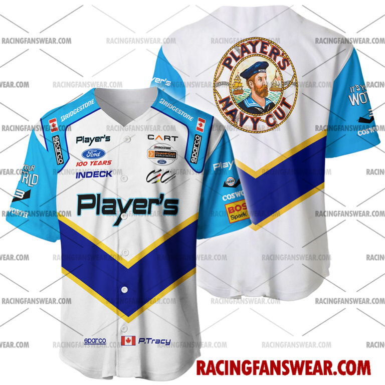 IndyCar store - Loyal fans of Paul Tracy's Men's Baseball Jersey,Women's Baseball Jersey,Kid's Baseball Jersey,Men's Hockey Jerseys,WoMen's Hockey Jerseys,Youth's Hockey Jerseys:Vintage indycar racing suit,uniform,apparel,shirts,merch,merchandise,jersey,hoodie,jackets,shorts,sweatshirt,outfits,clothes