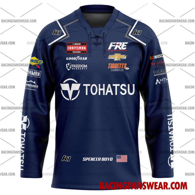 Nascar store - Loyal fans of Spencer Boyd's Men's Baseball Jersey,Women's Baseball Jersey,Kid's Baseball Jersey,Men's Hockey Jerseys,WoMen's Hockey Jerseys,Youth's Hockey Jerseys:vintage nascar racing suit,uniform,apparel,shirts,merch,merchandise,jersey,hoodie,jackets,shorts,sweatshirt,outfits,clothes