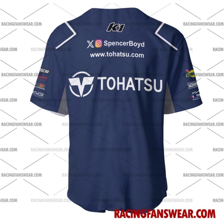 Nascar store - Loyal fans of Spencer Boyd's Men's Baseball Jersey,Women's Baseball Jersey,Kid's Baseball Jersey,Men's Hockey Jerseys,WoMen's Hockey Jerseys,Youth's Hockey Jerseys:vintage nascar racing suit,uniform,apparel,shirts,merch,merchandise,jersey,hoodie,jackets,shorts,sweatshirt,outfits,clothes