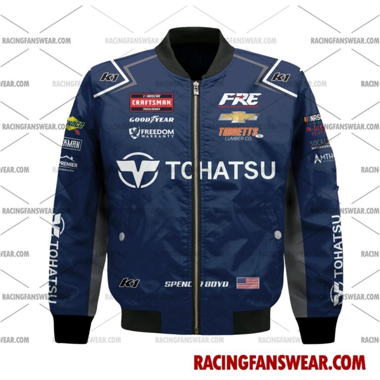 Nascar store - Loyal fans of Spencer Boyd's Bomber Jacket,Unisex Thick Coat,Unisex Sleeveless Hoodie,Unisex Hooded T-Shirt,Kid Sleeveless Hoodie,Kid Hooded T-Shirts,Kid Thick Coat:vintage nascar racing suit,uniform,apparel,shirts,merch,merchandise,jersey,hoodie,jackets,shorts,sweatshirt,outfits,clothes