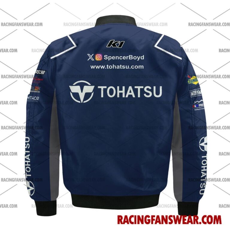 Nascar store - Loyal fans of Spencer Boyd's Bomber Jacket,Unisex Thick Coat,Unisex Sleeveless Hoodie,Unisex Hooded T-Shirt,Kid Sleeveless Hoodie,Kid Hooded T-Shirts,Kid Thick Coat:vintage nascar racing suit,uniform,apparel,shirts,merch,merchandise,jersey,hoodie,jackets,shorts,sweatshirt,outfits,clothes
