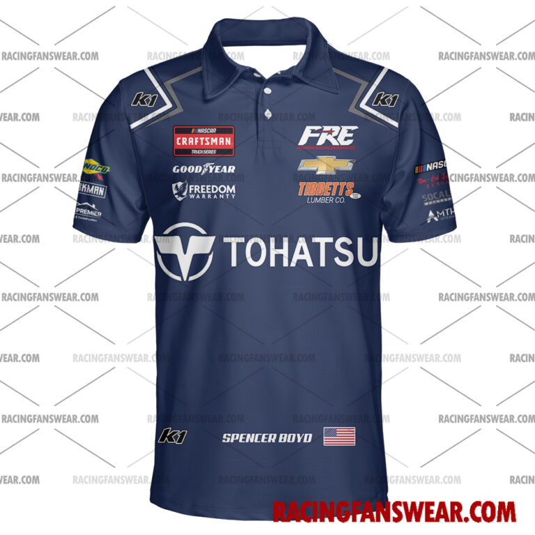 Nascar store - Loyal fans of Spencer Boyd's Unisex Hawaiian Shirt,Unisex Polo Shirt,Kid Hawaiian Shirt,Kid Polo Shirt:vintage nascar racing suit,uniform,apparel,shirts,merch,merchandise,jersey,hoodie,jackets,shorts,sweatshirt,outfits,clothes