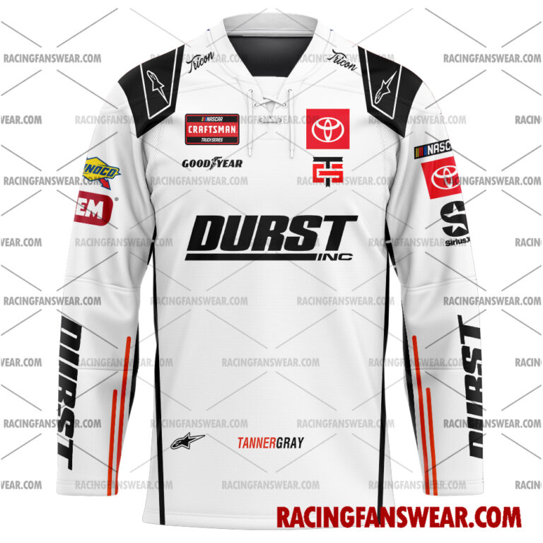 Nascar store - Loyal fans of Tanner Gray's Men's Baseball Jersey,Women's Baseball Jersey,Kid's Baseball Jersey,Men's Hockey Jerseys,WoMen's Hockey Jerseys,Youth's Hockey Jerseys:vintage nascar racing suit,uniform,apparel,shirts,merch,merchandise,jersey,hoodie,jackets,shorts,sweatshirt,outfits,clothes