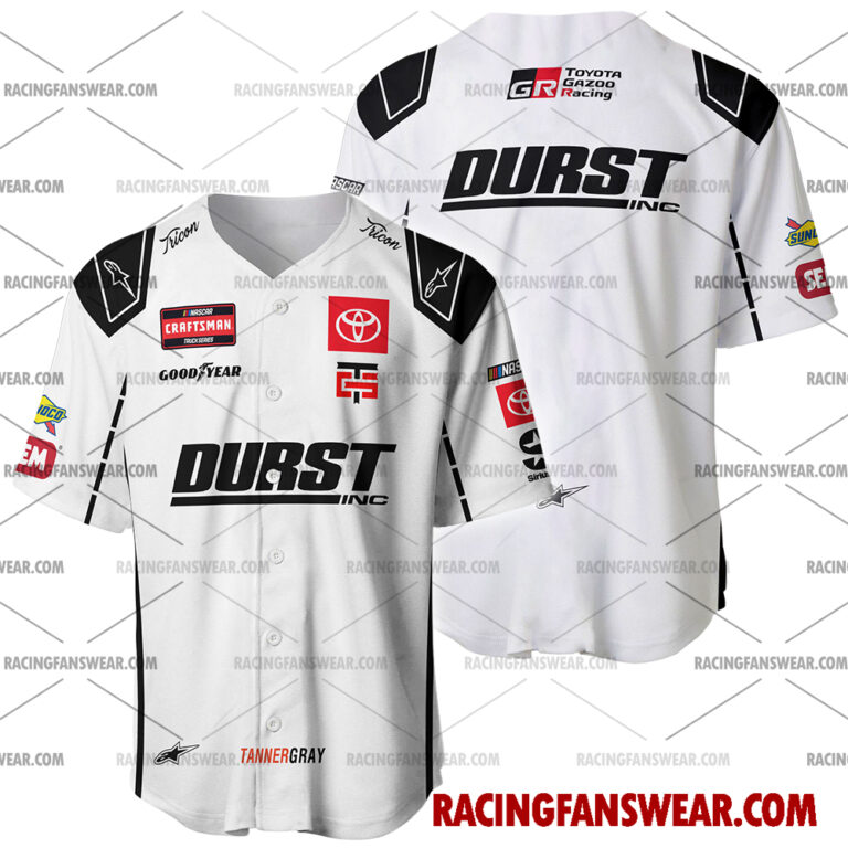 Nascar store - Loyal fans of Tanner Gray's Men's Baseball Jersey,Women's Baseball Jersey,Kid's Baseball Jersey,Men's Hockey Jerseys,WoMen's Hockey Jerseys,Youth's Hockey Jerseys:vintage nascar racing suit,uniform,apparel,shirts,merch,merchandise,jersey,hoodie,jackets,shorts,sweatshirt,outfits,clothes