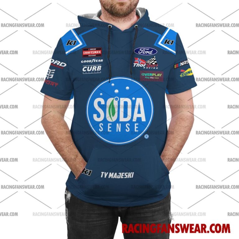 Nascar store - Loyal fans of Ty Majeski's Bomber Jacket,Unisex Thick Coat,Unisex Sleeveless Hoodie,Unisex Hooded T-Shirt,Kid Sleeveless Hoodie,Kid Hooded T-Shirts,Kid Thick Coat:vintage nascar racing suit,uniform,apparel,shirts,merch,merchandise,jersey,hoodie,jackets,shorts,sweatshirt,outfits,clothes