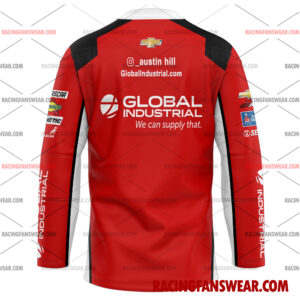 Austin Hill Nascar Racing 2025 Uniform Apparel Clothes Baseball Jersey Hockey Jersey 4 Nascar store - Loyal fans of Austin Hill's Men's Baseball Jersey,Women's Baseball Jersey,Kid's Baseball Jersey,Men's Hockey Jerseys,WoMen's Hockey Jerseys,Youth's Hockey Jerseys:vintage nascar racing suit,uniform,apparel,shirts,merch,merchandise,jersey,hoodie,jackets,shorts,sweatshirt,outfits,clothes