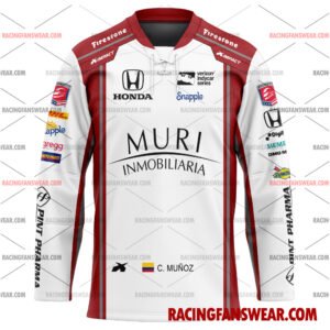 IndyCar store - Loyal fans of Carlos Munoz's Men's Baseball Jersey,Women's Baseball Jersey,Kid's Baseball Jersey,Men's Hockey Jerseys,WoMen's Hockey Jerseys,Youth's Hockey Jerseys:Vintage indycar racing suit,uniform,apparel,shirts,merch,merchandise,jersey,hoodie,jackets,shorts,sweatshirt,outfits,clothes