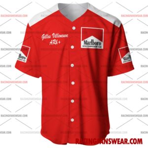 Formula One store - Loyal fans of Gilles Villeneuve's Men's Baseball Jersey,Women's Baseball Jersey,Kid's Baseball Jersey,Men's Hockey Jerseys,WoMen's Hockey Jerseys,Youth's Hockey Jerseys:vintage formula one racing suit,uniform,apparel,shirts,merch,merchandise,jersey,hoodie,jackets,shorts,sweatshirt,outfits,clothes