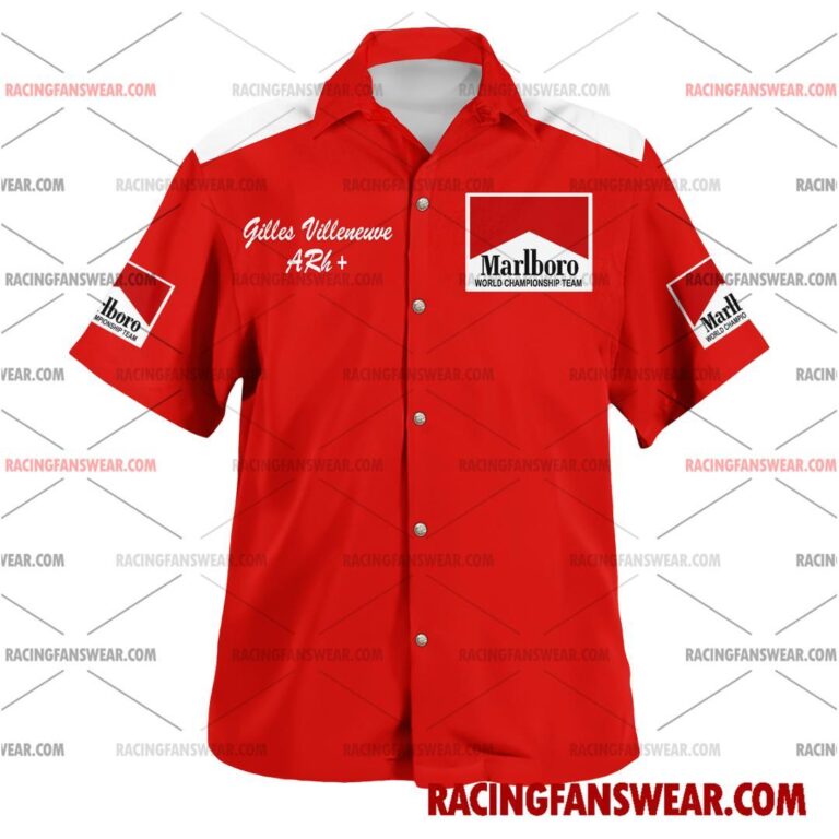 Formula One store - Loyal fans of Gilles Villeneuve's Unisex Hawaiian Shirt,Unisex Polo Shirt,Kid Hawaiian Shirt,Kid Polo Shirt:vintage formula one racing suit,uniform,apparel,shirts,merch,merchandise,jersey,hoodie,jackets,shorts,sweatshirt,outfits,clothes