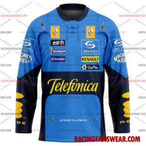 Jacques Villeneuve Formula One Racing 2004 Uniform Apparel Clothes Baseball Jersey Hockey Jersey 3 Formula One store - Loyal fans of Jacques Villeneuve's Men's Baseball Jersey,Women's Baseball Jersey,Kid's Baseball Jersey,Men's Hockey Jerseys,WoMen's Hockey Jerseys,Youth's Hockey Jerseys:vintage formula one racing suit,uniform,apparel,shirts,merch,merchandise,jersey,hoodie,jackets,shorts,sweatshirt,outfits,clothes