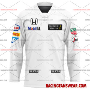 Jenson Button Formula One Racing 2015 Uniform Apparel Clothes Baseball Jersey Hockey Jersey 3 Formula One store - Loyal fans of Jenson Button's Men's Baseball Jersey,Women's Baseball Jersey,Kid's Baseball Jersey,Men's Hockey Jerseys,WoMen's Hockey Jerseys,Youth's Hockey Jerseys:vintage formula one racing suit,uniform,apparel,shirts,merch,merchandise,jersey,hoodie,jackets,shorts,sweatshirt,outfits,clothes