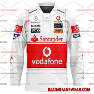 Lewis Hamilton Formula One Racing 2009 Uniform Apparel Clothes Baseball Jersey Hockey Jersey 3 Formula One store - Loyal fans of Lewis Hamilton's Men's Baseball Jersey,Women's Baseball Jersey,Kid's Baseball Jersey,Men's Hockey Jerseys,WoMen's Hockey Jerseys,Youth's Hockey Jerseys:vintage formula one racing suit,uniform,apparel,shirts,merch,merchandise,jersey,hoodie,jackets,shorts,sweatshirt,outfits,clothes