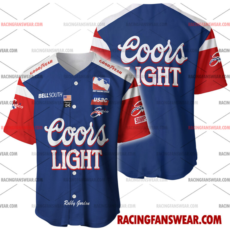 IndyCar store - Loyal fans of Robby Gordon's Men's Baseball Jersey,Women's Baseball Jersey,Kid's Baseball Jersey,Men's Hockey Jerseys,WoMen's Hockey Jerseys,Youth's Hockey Jerseys:Vintage indycar racing suit,uniform,apparel,shirts,merch,merchandise,jersey,hoodie,jackets,shorts,sweatshirt,outfits,clothes