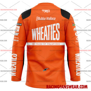 Bubba Wallace Nascar Racing 2022 Uniform Apparel Clothes Baseball Jersey Hockey Jersey 4 Nascar store - Loyal fans of Bubba Wallace's Men's Baseball Jersey,Women's Baseball Jersey,Kid's Baseball Jersey,Men's Hockey Jerseys,WoMen's Hockey Jerseys,Youth's Hockey Jerseys:vintage nascar racing suit,uniform,apparel,shirts,merch,merchandise,jersey,hoodie,jackets,shorts,sweatshirt,outfits,clothes
