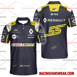 Carlos Sainz Formula One Racing 2018 Uniform Apparel Clothes Hawaiian Polo Shirts 3 Formula One store - Loyal fans of Carlos Sainz's Unisex Hawaiian Shirt,Unisex Polo Shirt,Kid Hawaiian Shirt,Kid Polo Shirt:vintage formula one racing suit,uniform,apparel,shirts,merch,merchandise,jersey,hoodie,jackets,shorts,sweatshirt,outfits,clothes