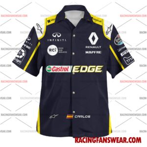 Carlos Sainz Formula One Racing 2018 Uniform Apparel Clothes Hawaiian Polo Shirts 1 Formula One store - Loyal fans of Carlos Sainz's Unisex Hawaiian Shirt,Unisex Polo Shirt,Kid Hawaiian Shirt,Kid Polo Shirt:vintage formula one racing suit,uniform,apparel,shirts,merch,merchandise,jersey,hoodie,jackets,shorts,sweatshirt,outfits,clothes