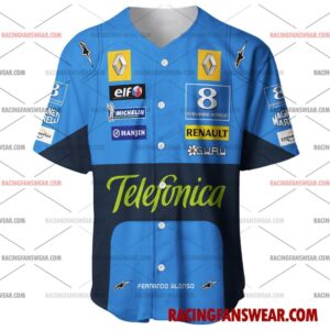 Fernando Alonso Formula One Racing 2004 Uniform Apparel Clothes Baseball Jersey Hockey Jersey1 1 Formula One store - Loyal fans of Fernando Alonso's Men's Baseball Jersey,Women's Baseball Jersey,Kid's Baseball Jersey,Men's Hockey Jerseys,WoMen's Hockey Jerseys,Youth's Hockey Jerseys:vintage formula one racing suit,uniform,apparel,shirts,merch,merchandise,jersey,hoodie,jackets,shorts,sweatshirt,outfits,clothes
