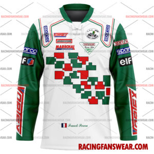 IndyCar store - Loyal fans of Franck Perera's Men's Baseball Jersey,Women's Baseball Jersey,Kid's Baseball Jersey,Men's Hockey Jerseys,WoMen's Hockey Jerseys,Youth's Hockey Jerseys:Vintage indycar racing suit,uniform,apparel,shirts,merch,merchandise,jersey,hoodie,jackets,shorts,sweatshirt,outfits,clothes
