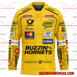 Jarno Trulli Formula One Racing 2000 Uniform Apparel Clothes Baseball Jersey Hockey Jersey 3 Formula One store - Loyal fans of Jarno Trulli's Men's Baseball Jersey,Women's Baseball Jersey,Kid's Baseball Jersey,Men's Hockey Jerseys,WoMen's Hockey Jerseys,Youth's Hockey Jerseys:vintage formula one racing suit,uniform,apparel,shirts,merch,merchandise,jersey,hoodie,jackets,shorts,sweatshirt,outfits,clothes