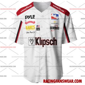 IndyCar store - Loyal fans of John Paul Jr.'s Men's Baseball Jersey,Women's Baseball Jersey,Kid's Baseball Jersey,Men's Hockey Jerseys,WoMen's Hockey Jerseys,Youth's Hockey Jerseys:Vintage indycar racing suit,uniform,apparel,shirts,merch,merchandise,jersey,hoodie,jackets,shorts,sweatshirt,outfits,clothes