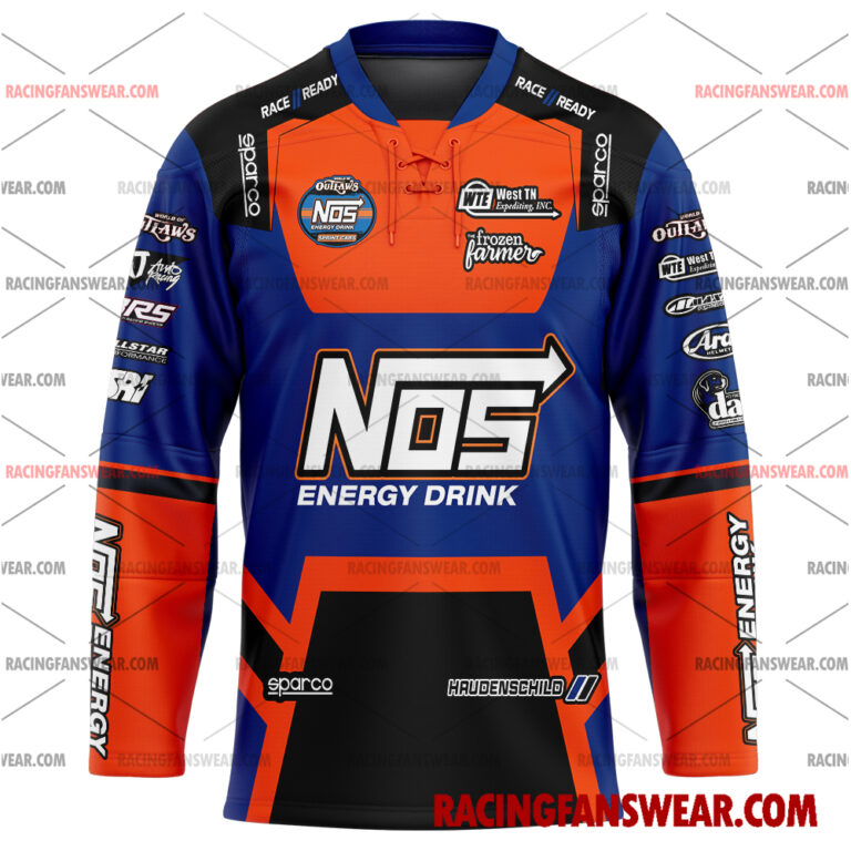 Sheldon Haudenschild World of Outlaws Racing 2025 Uniform Apparel Clothes Baseball Jersey Hockey Jersey Suit for daily life, Fabric: 95% polyester and 5% spandex, Regular fit, Stitch Color: automatically matched based on patterns