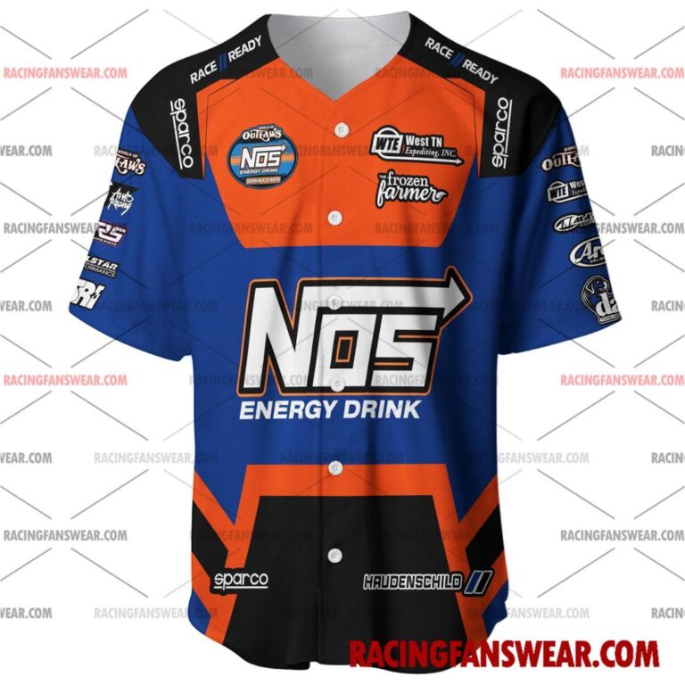Sheldon Haudenschild World of Outlaws Racing 2025 Uniform Apparel Clothes Baseball Jersey Hockey Jersey Suit for daily life, Fabric: 95% polyester and 5% spandex, Regular fit, Stitch Color: automatically matched based on patterns